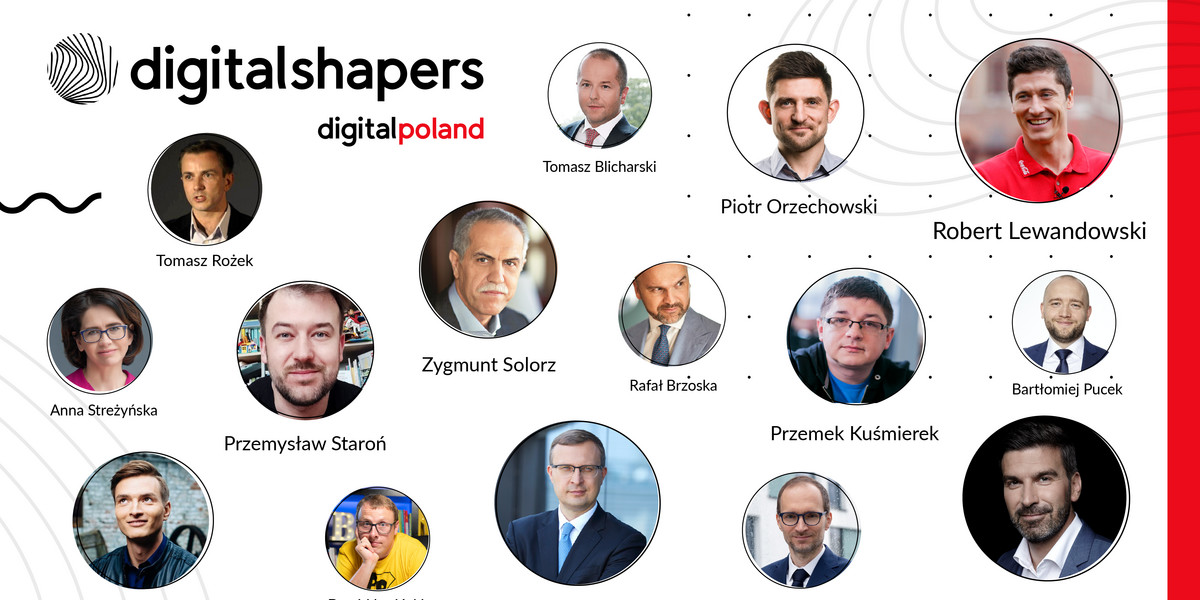 Digital Shapers 2020. Najlepsi z najlepszych, czyli osoby z największym wkładem w digitalizację kraju i nietuzinkowymi projektami wybrani.