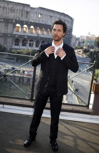 Matthew McConaughey w Rzymie
