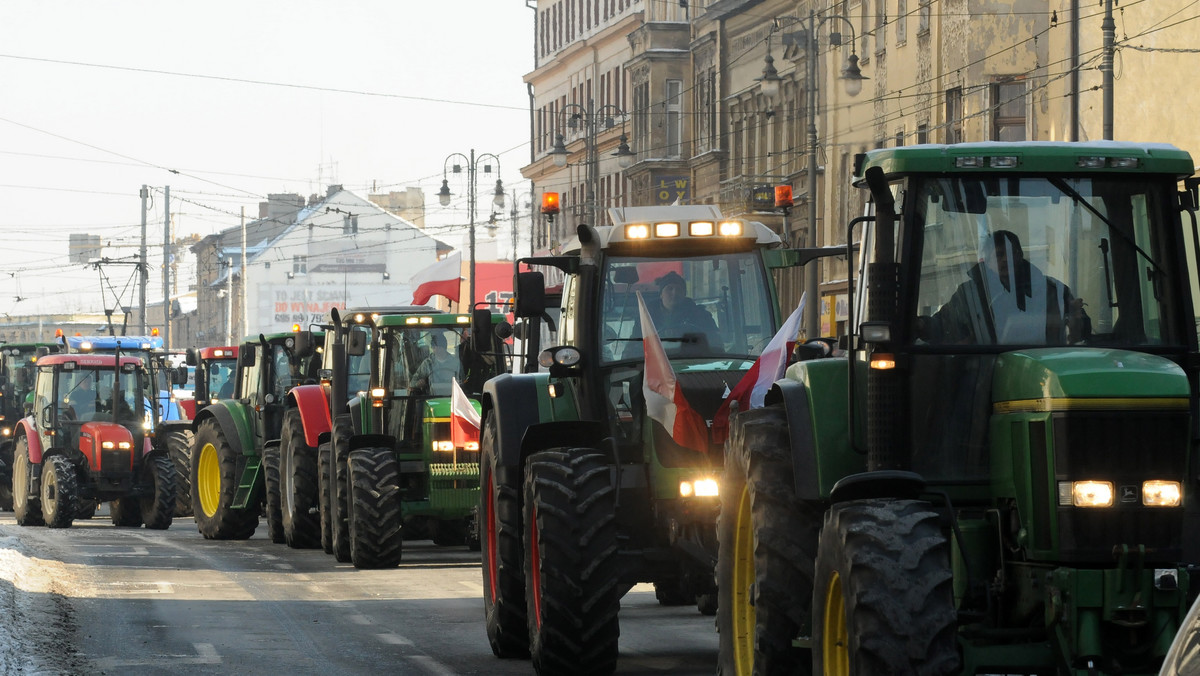 Mieszkańcy Bydgoszczy przeżyli dziś najazd rolników, protestujących przeciwko zbyt niskim cenom skupu trzody chlewnej. Przez miasto przejechało około 70 ciągników - informuje na swych stronach internetowych Radio PiK.