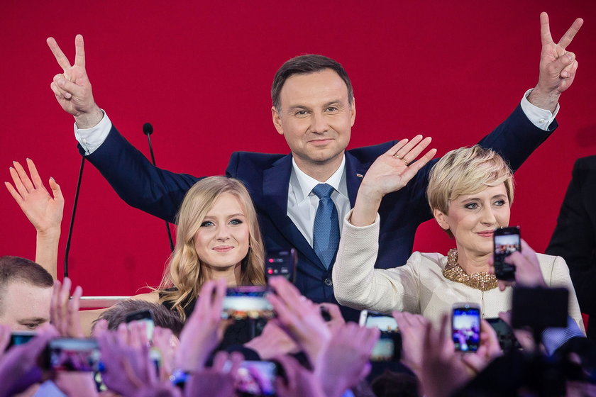 Tak Kinga Duda cieszyła się z wygranej taty!