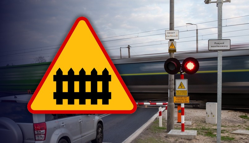 Przejazd kolejowy, znak A-9