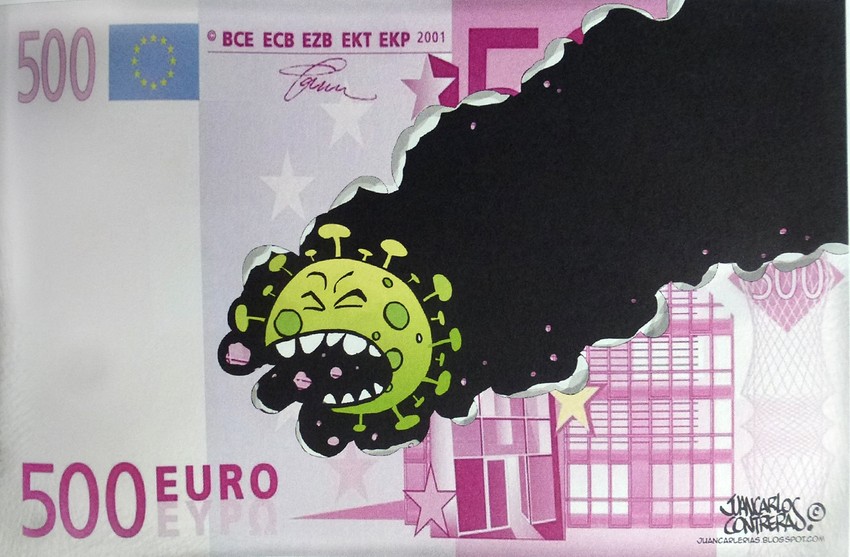 karikature Huankarlos Kontreras - Gladni virus