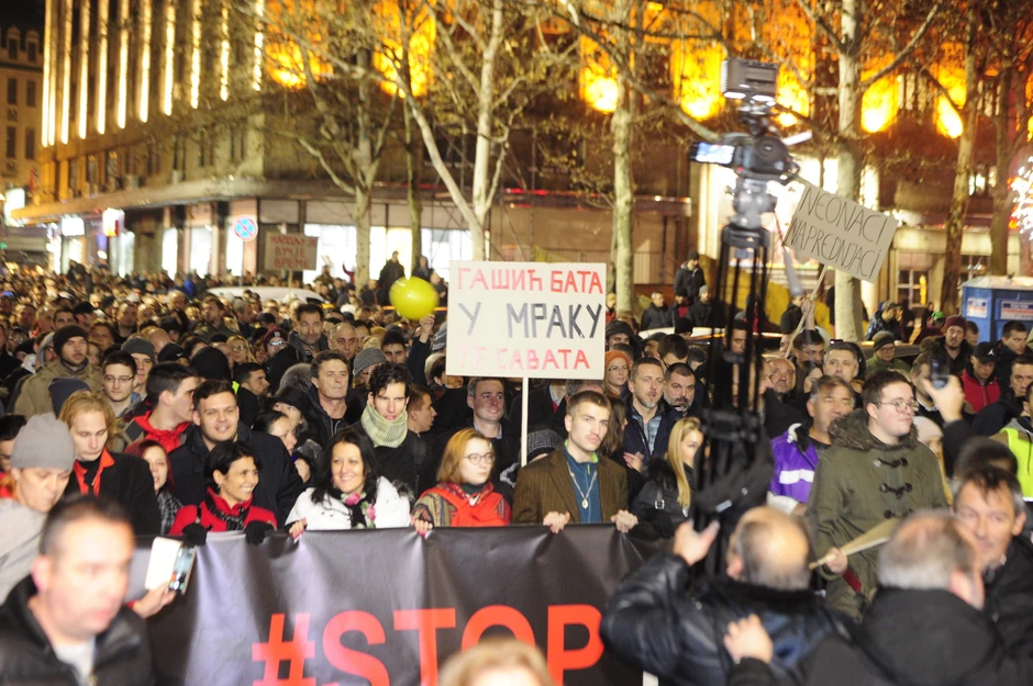 Protest u Beogradu