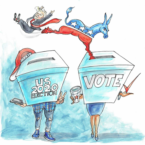 Wybory w Stanach Zjednoczonych w 2020 r. zapewnią demokratom kontrolę nad Białym Domem i obiema izbami Kongresu. Akcje dużych spółek z sektora opieki zdrowotnej i branży farmaceutycznej spadną o 50%. Sondaże na 2020 r. nie wyglądają obiecująco dla Trumpa, podobnie jak elektorat. Marginalny wyborca Trumpa w 2016 i 2020 r. jest stary i biały, czyli należy do grupy demograficznej, która zanika w kategoriach względnych, ponieważ najliczebniejszym pokoleniem Amerykanów są obecnie milenialsi, a zatem osoby w wieku 20-40 lat, które są znacznie bardziej liberalne. Milenialsi, a nawet najstarsi przedstawiciele „pokolenia Z” w Stanach Zjednoczonych, w coraz większym stopniu motywowani są niesprawiedliwością i nierównością napędzaną przez manipulowanie rynkiem aktywów przez bank centralny, a także obawami przed zmianami klimatycznymi, w kontekście których prezydent Trump pełni rolę piorunochronu buntu jako osoba zaprzeczająca zmianom klimatycznym. Wyborcy lewicowi kierują się wyłącznie niechęcią do Trumpa, czemu wyraz dają zarówno kobiety z zamożniejszych przedmieść, jak i milenialsi. Demokraci zdobędą zatem przewagę ponad 20 mln głosów, zwiększą kontrolę nad Izbą Reprezentantów, a nawet do pewnego stopnia przejmą władzę w Senacie. Powszechna opieka zdrowotna i negocjacje w sprawie cen leków znacznie ograniczą rentowność całego sektora.