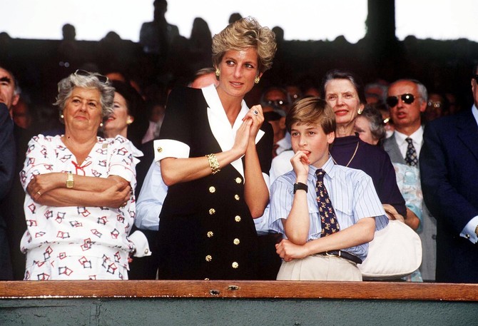 Vojvotkinja od Kenta, princeza Dajana i princ Vilijam 1994. godine 