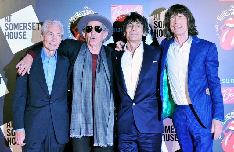 Charlie Watts, Keith Richards, Ronnie Wood i Mick Jagger