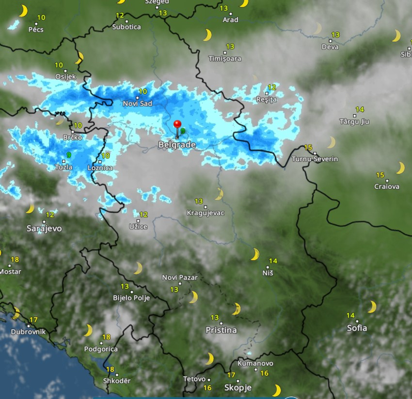 Radarski snimci u 20h