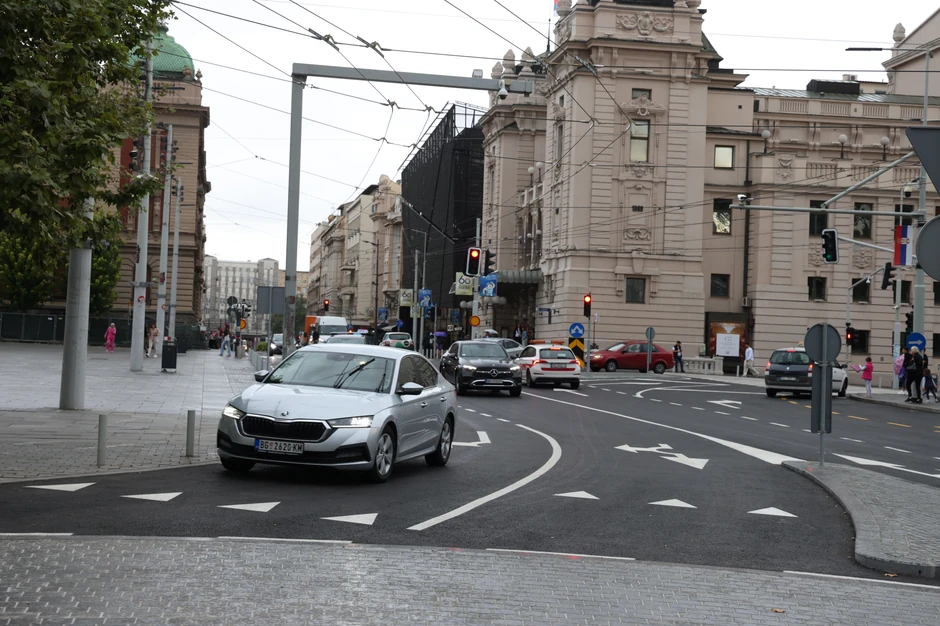 Ulice u centru Beograda ponovo otvorene za saobraćaj