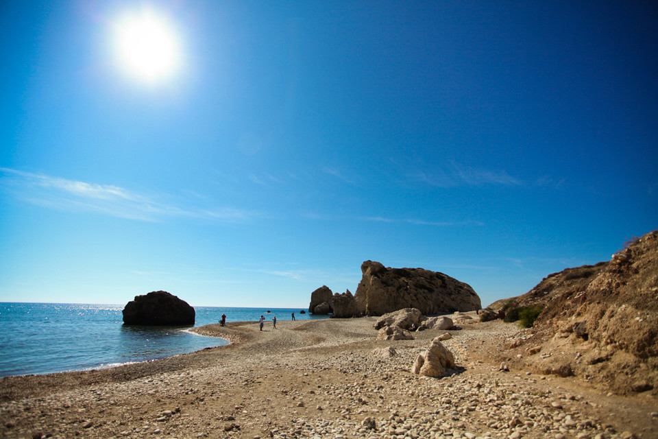 Cypr - Petra tou Romiou (Skała Afrodyty)