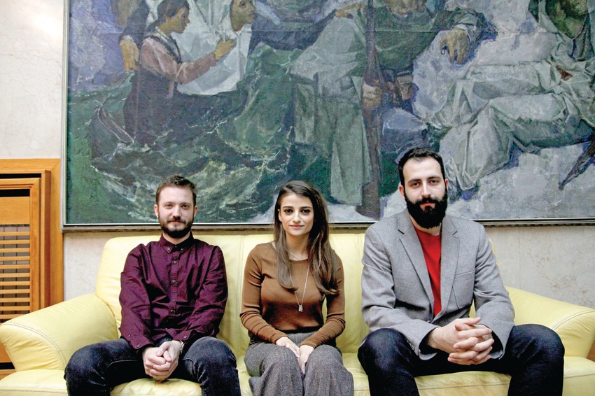 Stefan Vasić, Ana Šulkić, Igor Sjeverac autori projekta „Heroik: Frišiping“ 