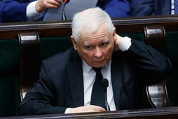 Jarosław Kaczyński w Sejmie