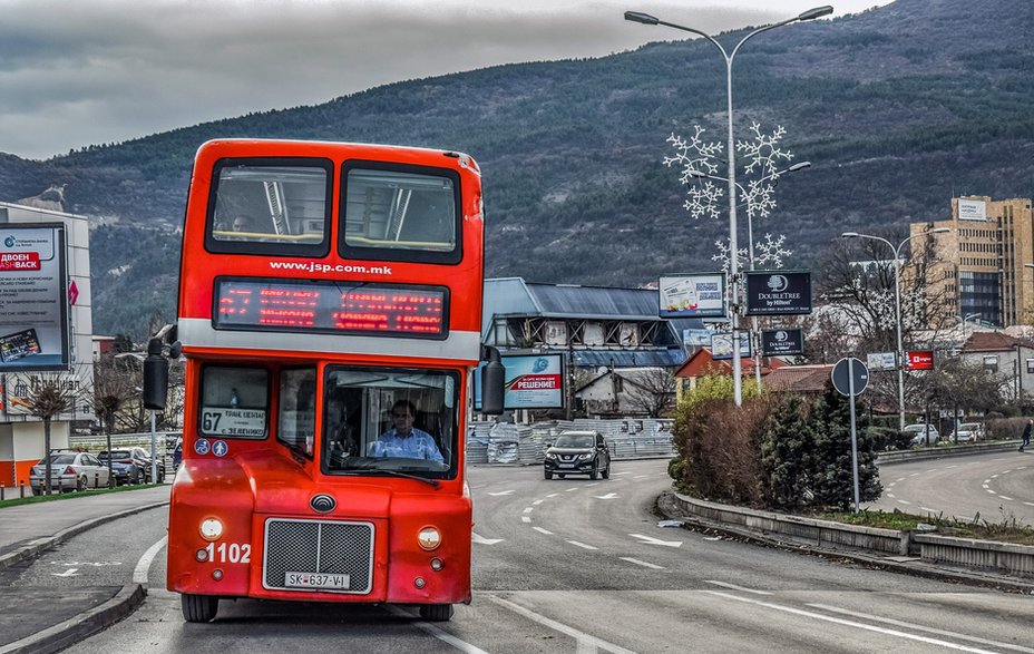 Chińskie piętrusy w Skopje