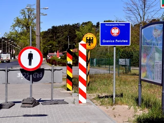 Polsko-niemieckie przejście graniczne Świnoujście-Ahlbeck w trakcie pandemii koronawirusa