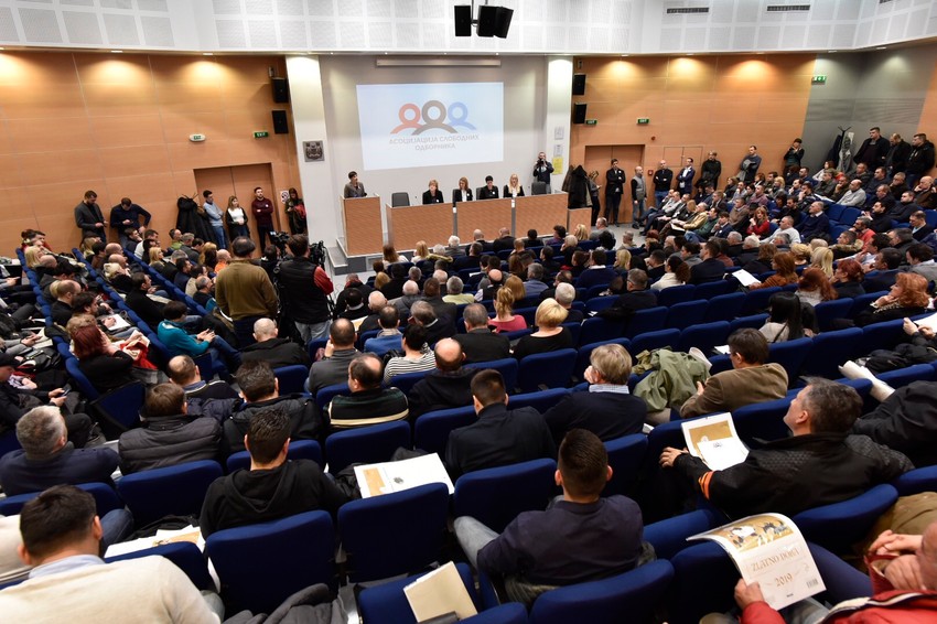 Osnivačna skupština održana je u opštini Stari grad