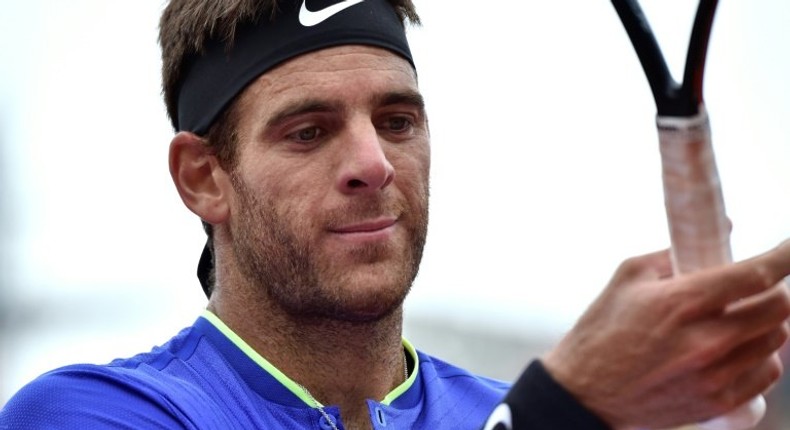 Argentina's Juan Martin Del Potro picked up the groin injury whilst at the French Open