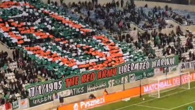 komunistyczna oprawa nie przeszkadza uefa. legia za hasła o łukaszence