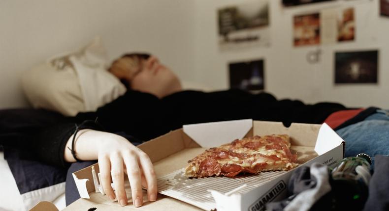 The writer's son is misbehaving before he heads to college.Image Source/Getty Images