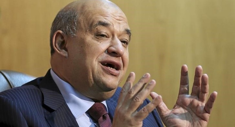 Egyptian Tourism Minister Yehia Rashed speaks during an interview with Reuters at his office in Cairo, Egypt, April 7, 2016. 