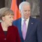 Monachium, ;uty 2015. Spotkanie  Angela Merkel - Joe Biden, wówczas jeszcze jako wiceprezydent USA.   