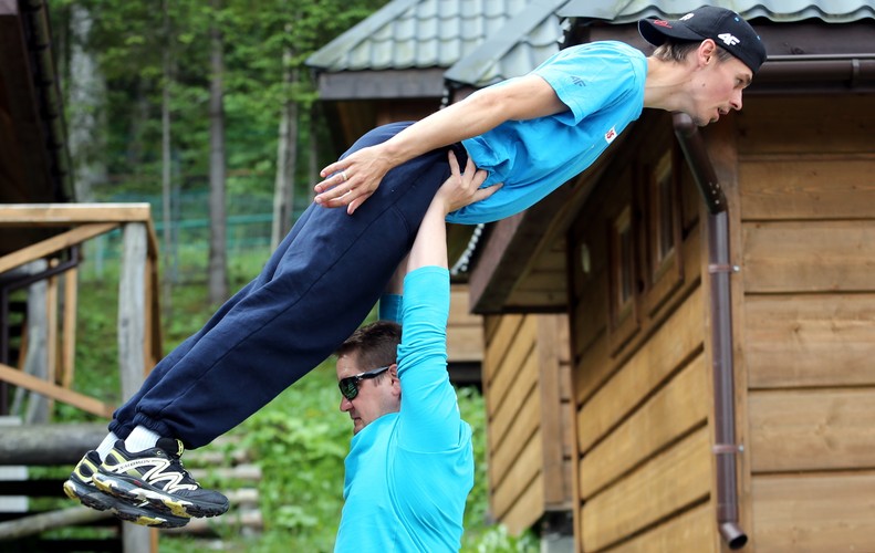 Kadra polskich skoczków narciarskich trenuje w Zakopanem