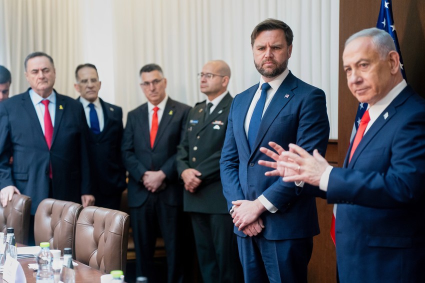 Džej Di Vens i Benjamin Netanjahu u Jerusalimu 22. oktobra