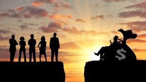 The pockets of the richest in the US have swelled by hundreds of billions in a year. The amount is breathtaking