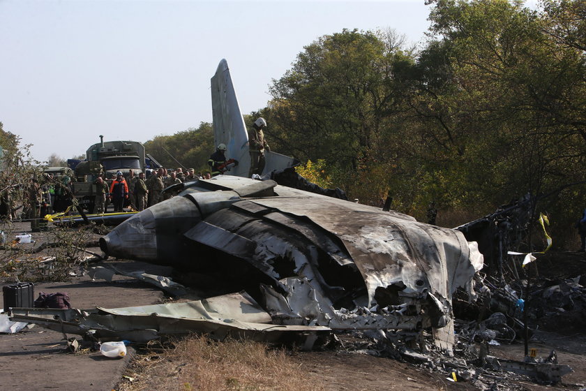 Antonov AN-26 plane crash in Kharkiv Region