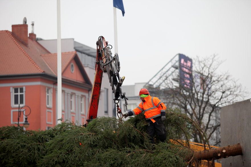 Świąteczne ozdoby w Gorzowie