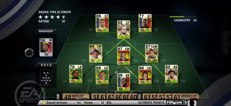 Chcesz kod na FIFA 10 Ultimate Team? EA właśnie je rozdaje