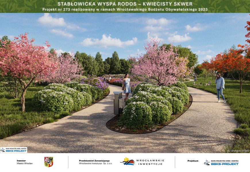 Na Stabłowickiej Wyspie Rodos pojawi się wiele zieleni