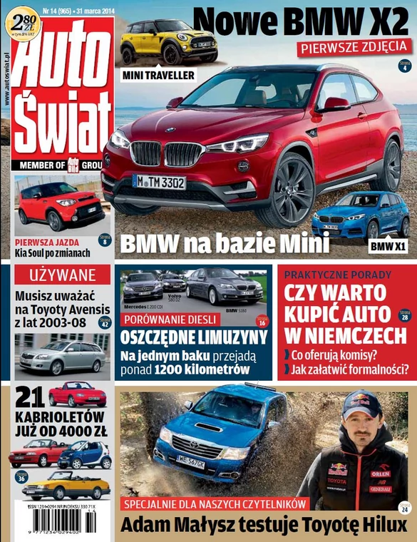 Auto Świat nr 14/2014 w kioskach i na tabletach