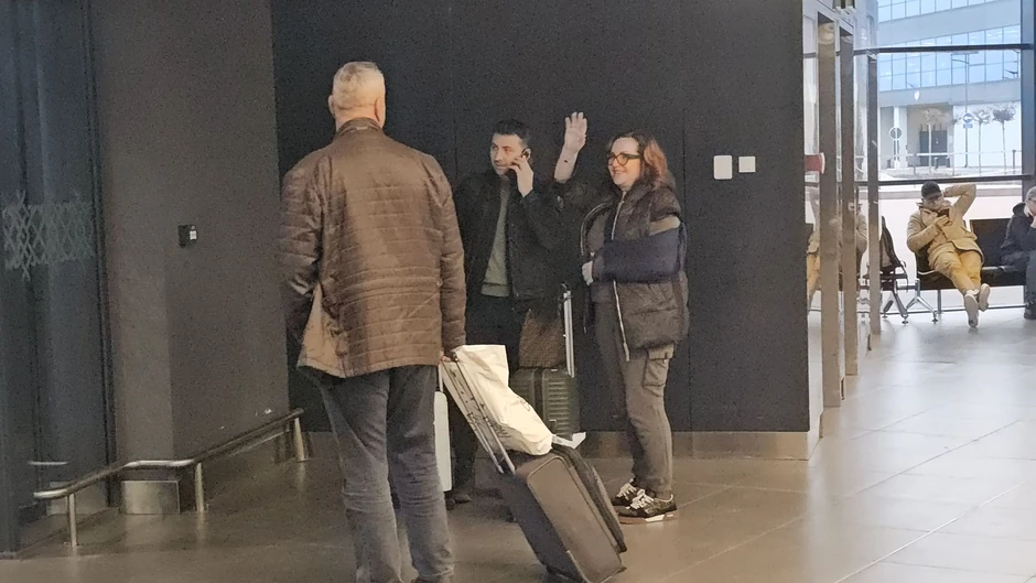 Ana Bekuta na aerodromu