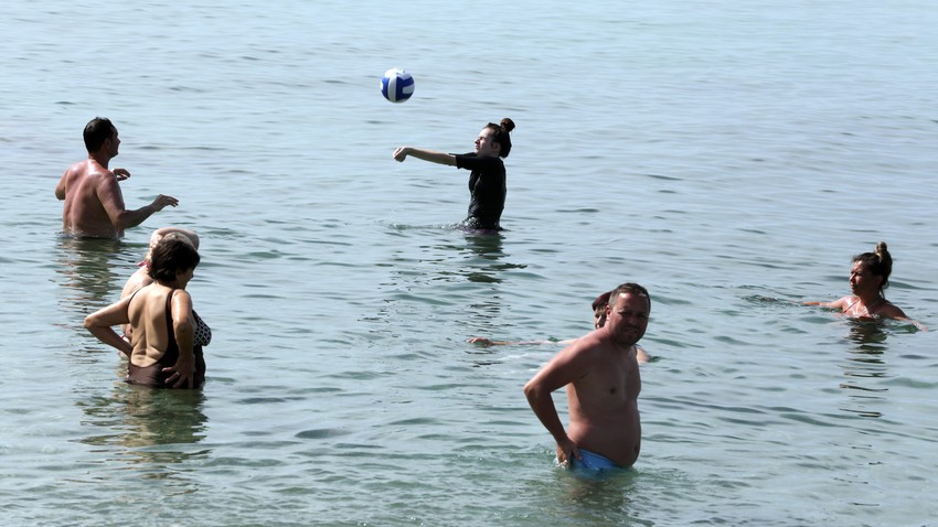 Grčka, igranje u vodi