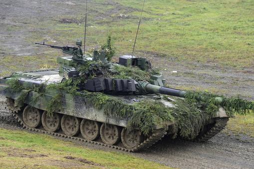 Czołg T-72 wykorzystywany przez czeską armię