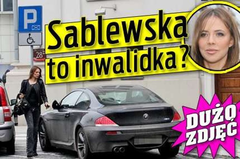 Sablewska to inwalidka?