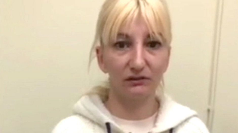 Olga Gurulla na wideo nakręconym przez FSB i pokazanym przez agencję RIA Nowosti (maj 2023 r.)