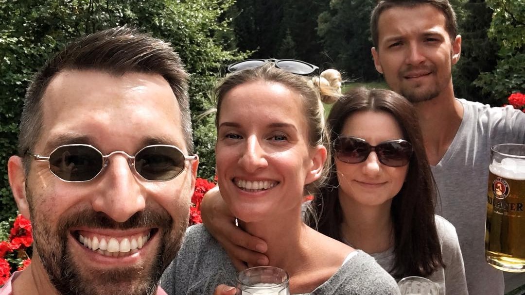 Moderátor Branislav Bruno Ciberej, Adela Vinczeová, Andrea Pivarčiová a Viktor Vincze.