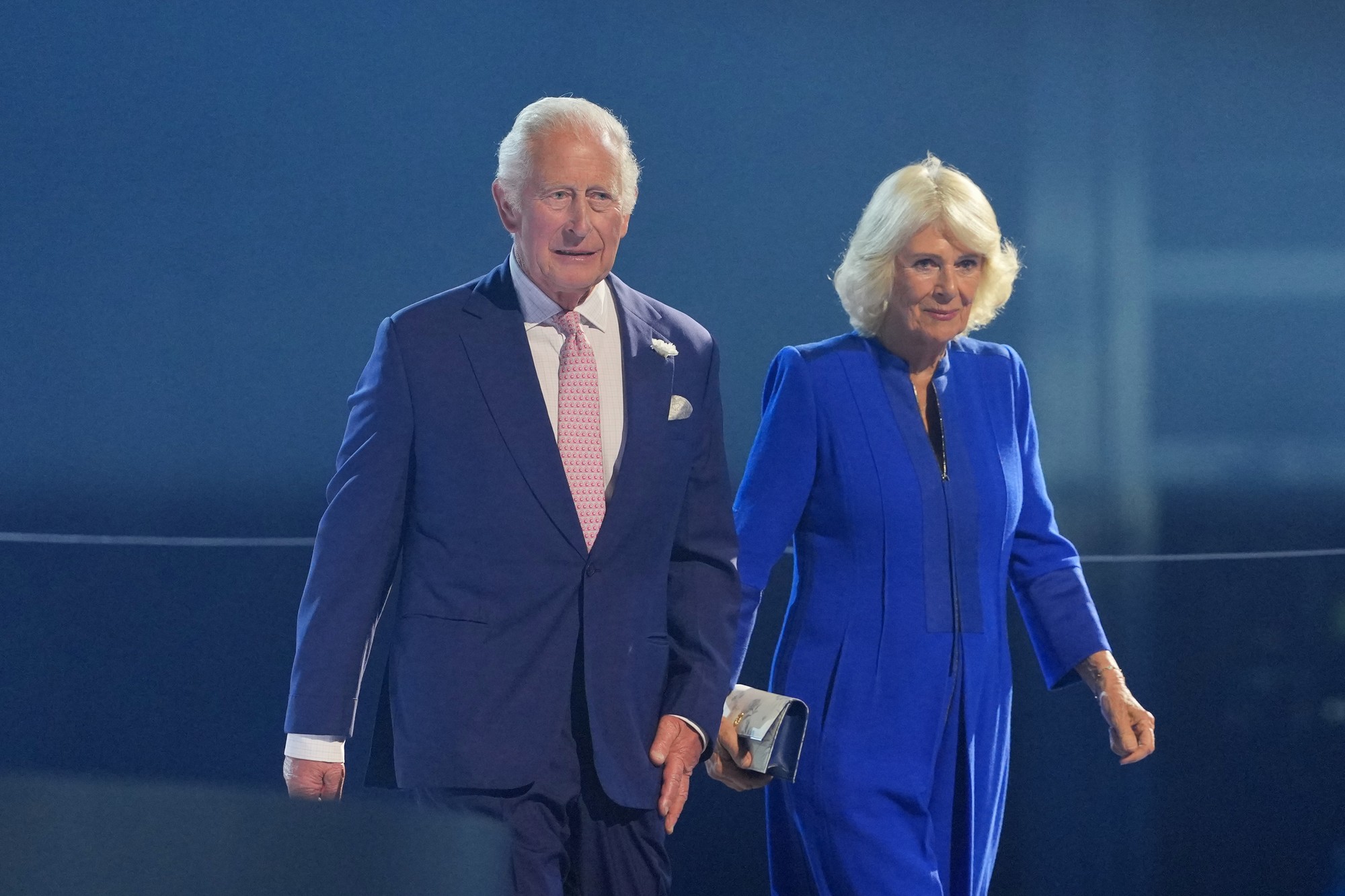 Britský kráľ Karol III. a kráľovná Camilla.
