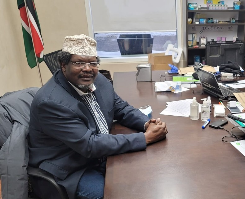Miguna Miguna in a photo from February 2022