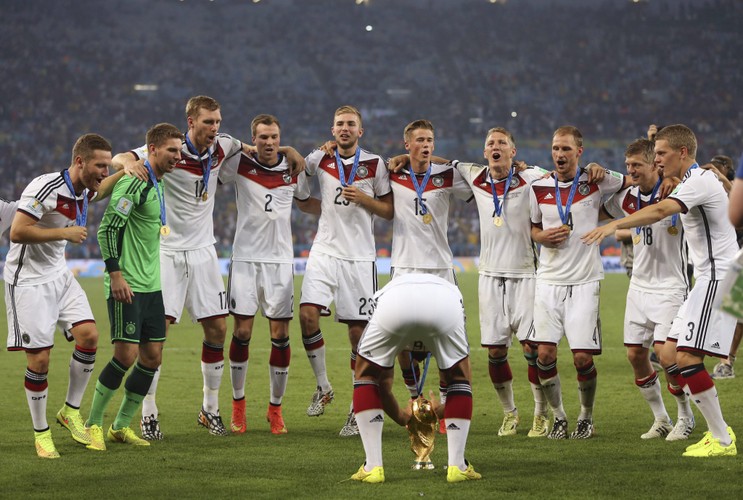 Radość Niemców ze zdobycia mistrzostwa świata