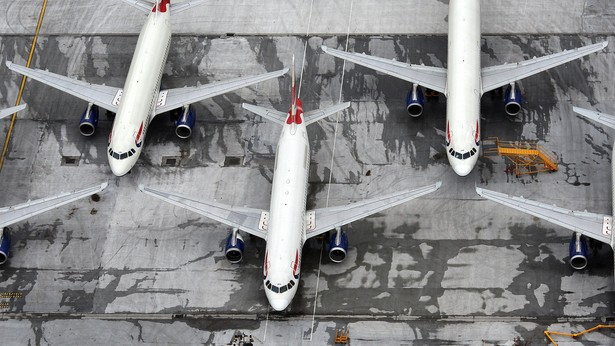 Samoloty British Airways zostały uziemione na płycie londyńskiego lotniska Heathrow