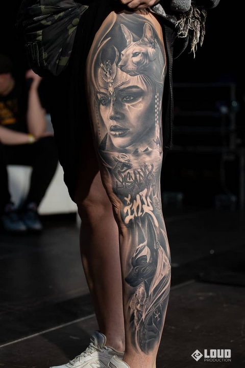 Nagrodzone tatuaże podczas Wrocław Tattoo Show 2022