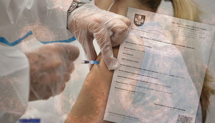 lazne potvrde kombo RAS Zoran Ilic, Facebook Zavod za javno zdravlje Šabac