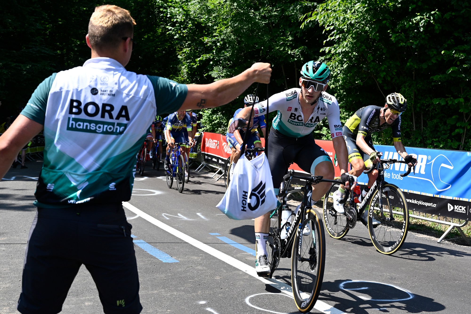 Slovenský cyklista Erik Baška. 