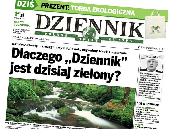 Dlaczego DZIENNIK jest zielony?