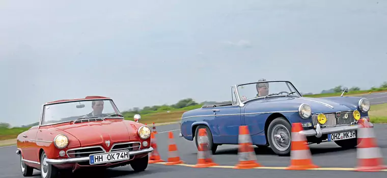 NSU Wankel-Spider kontra MG Midget - odwaga czy zabawa