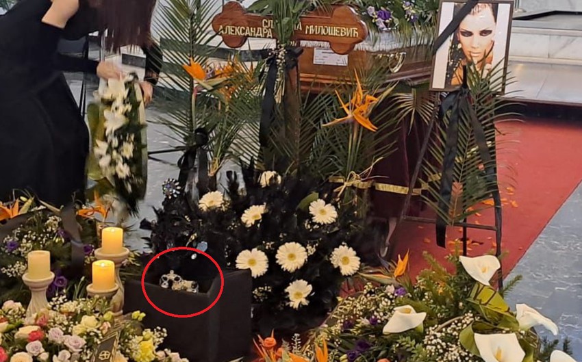 Sahrana Slađane Milošević