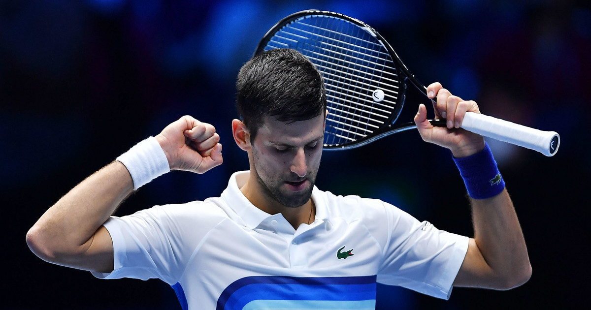 ATP-finaler: Novak Djoković – Cameron Norrie.  Et komplett sett med ledertavler vinner