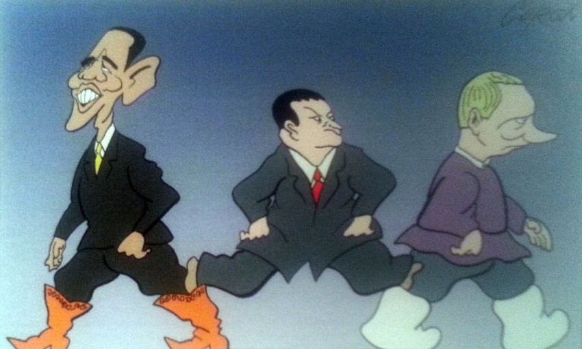 Uvek aktuelan: Još jedna od predstavljenih Koraksovih karikatura