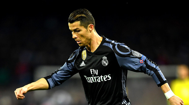 Cristiano 
Ronaldo 
világsztár, 
bármikor 
képes egy 
meccset
eldönteni/Fotó:AFP